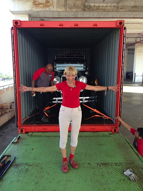 Hudo ist verankret und gleich gehen die Türen zu